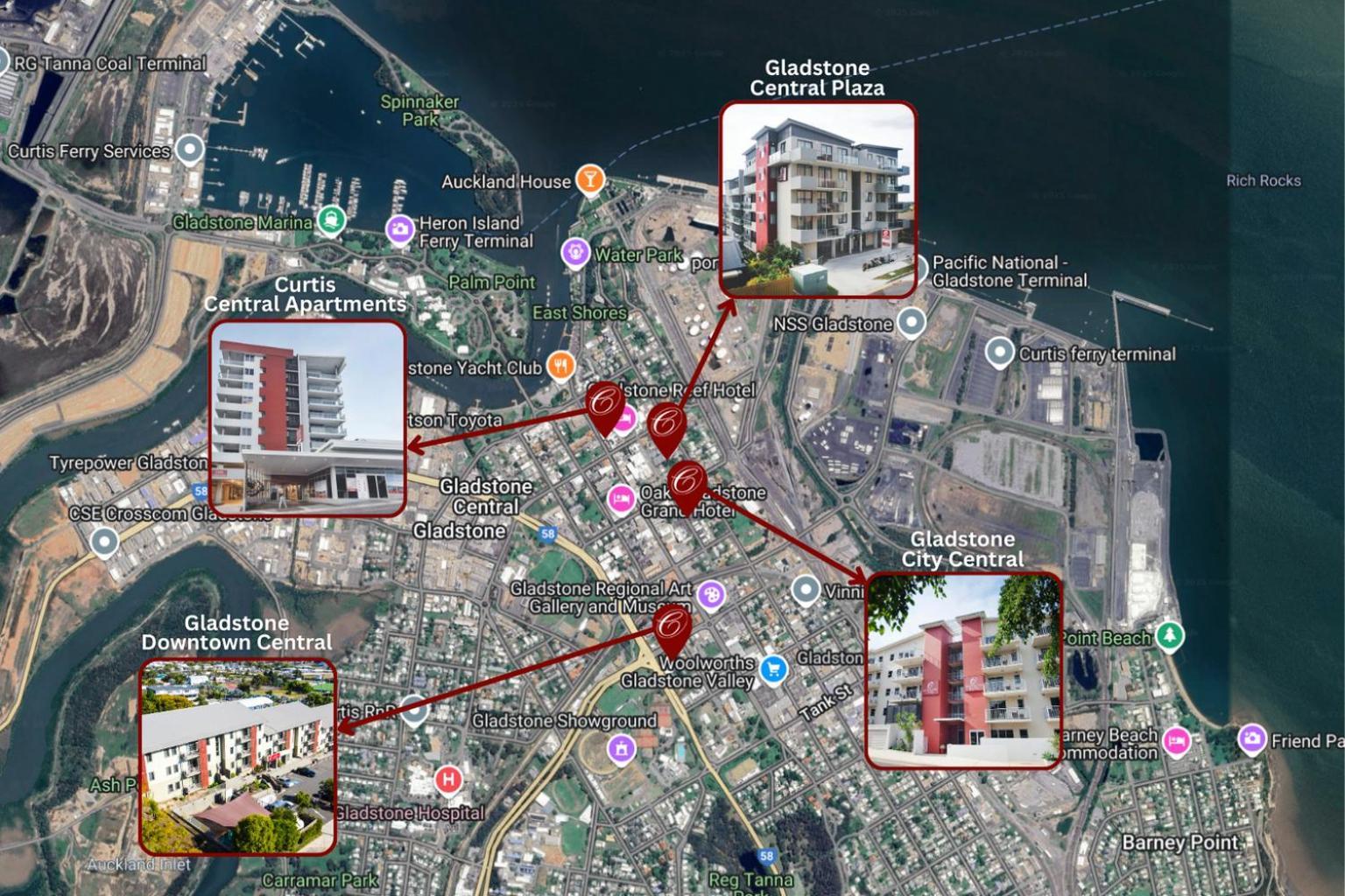 Gladstone Downtown Central Apartment Hotel Official Екстериор снимка